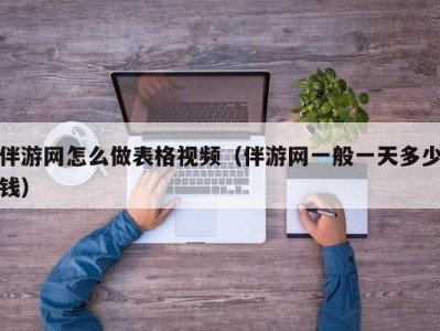 伴游网怎么做表格视频（伴游网一般一天多少钱）